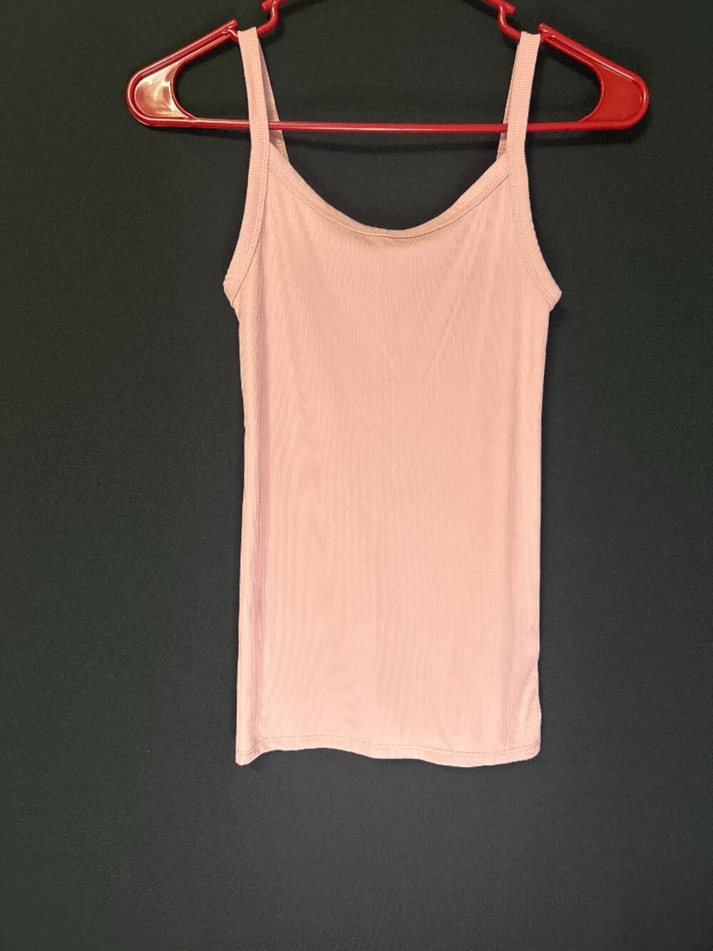 No Boundaries Women’s Pink Ribbed Tank Top Size XXS (00)